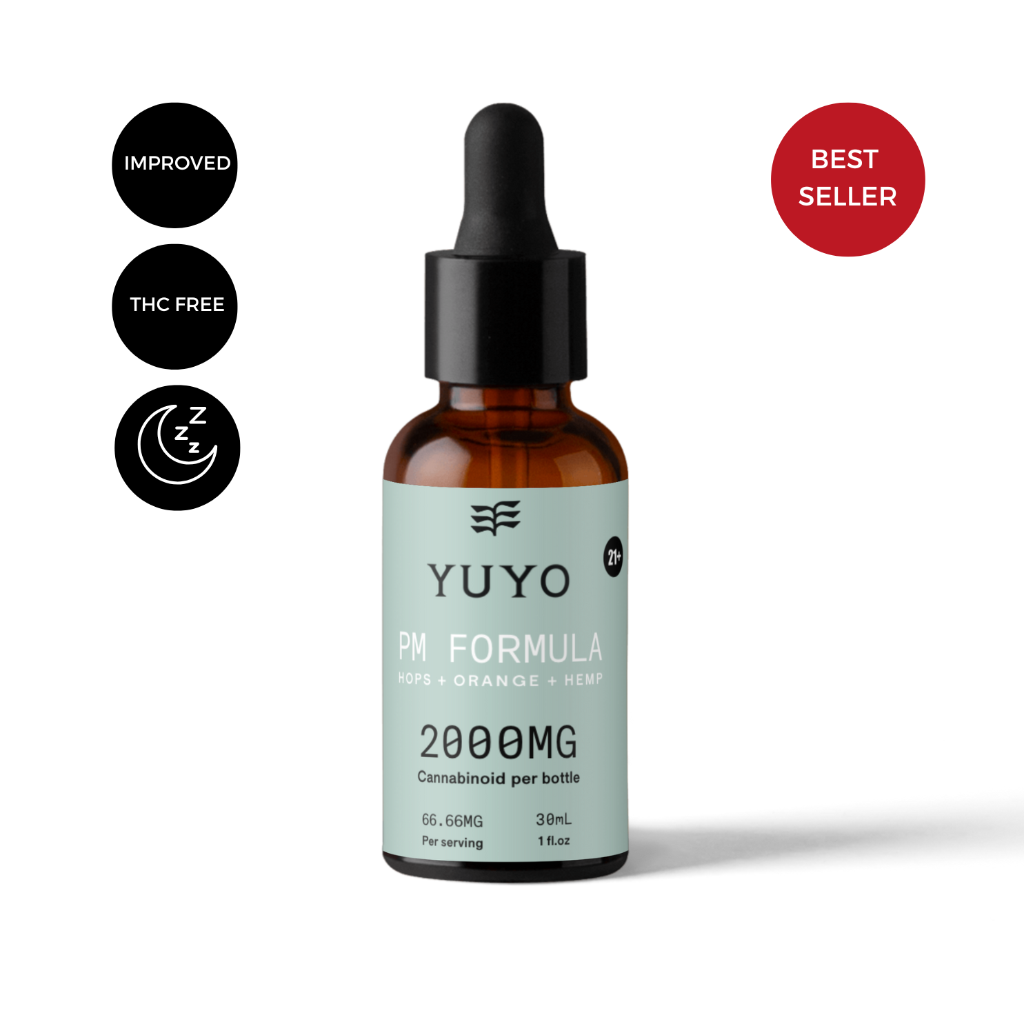 Hemp Extract 2000mg | PM Formula | Yuyo Botanics